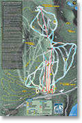 Willamette Pass 2008-09 Winter Season trail map