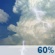 Sunday: Chance Showers And Thunderstorms